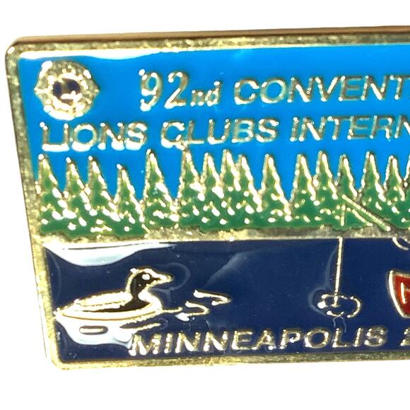 2009 Lions Club Int. 92nd Convention Pin, Minneapolis 2009 - Picture 2 of 4